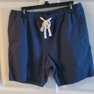 Mens J Crew shorts, navy, size Large